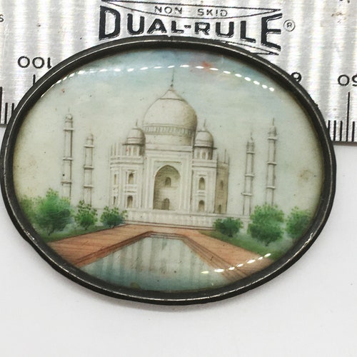 Antique Taj Mahal shops Miniature Painting