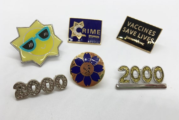 Variety of Lapel Pins, Lot of 6 - image 2