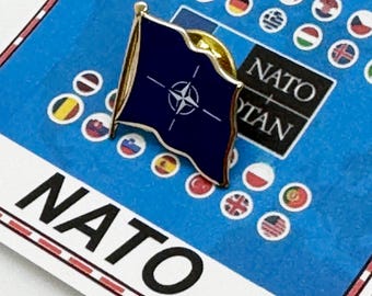 NATO Flag Lapel Pin