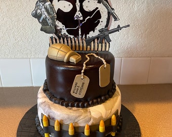 Call Of Duty Cake Call Of Duty Cake