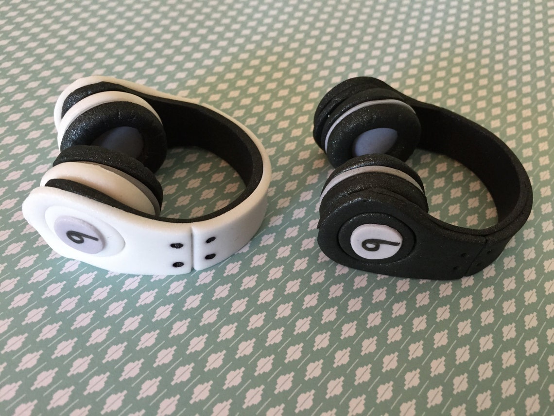 DJ Headphones Cupcake Toppers 1 Dozen Etsy