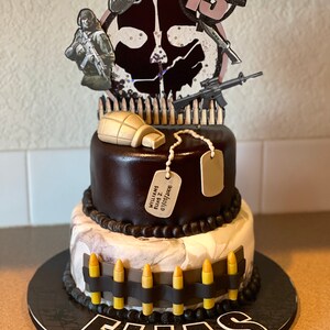 Call Of Duty Modern Warfare Cake Topper Etsy