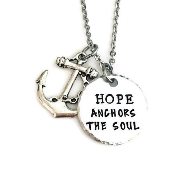 Hope anchors the soul necklace or keyring anchor Etsy