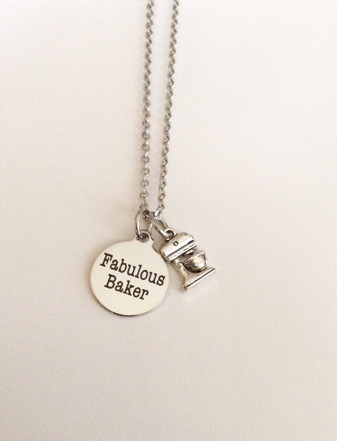 Baker Necklace Fabulous Baker PETITE Stainless Steel Etsy