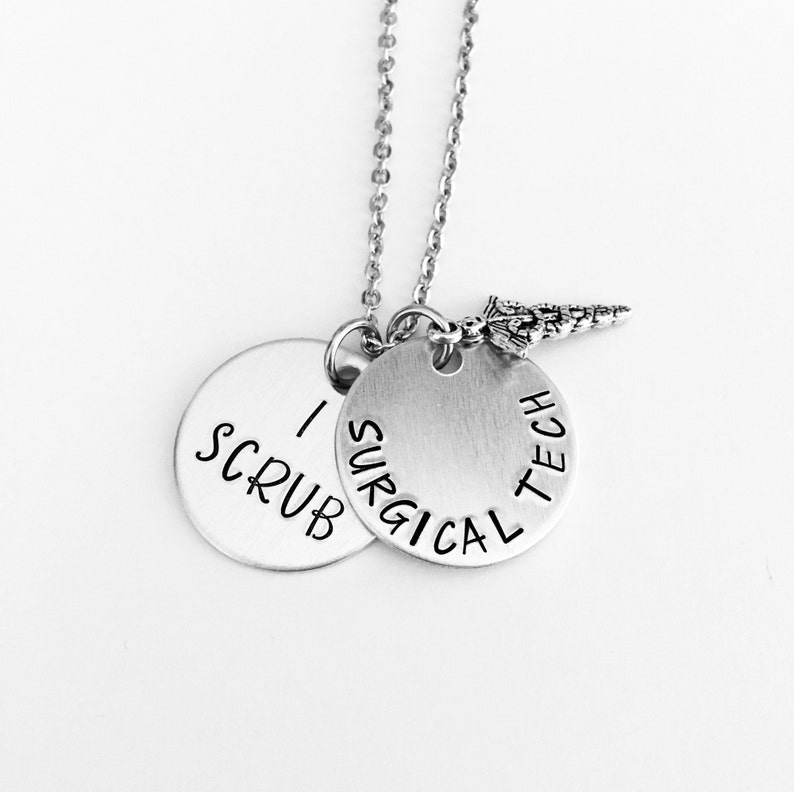 Surgical Tech Gift Necklace or Keyring I Scrub Surgical Etsy
