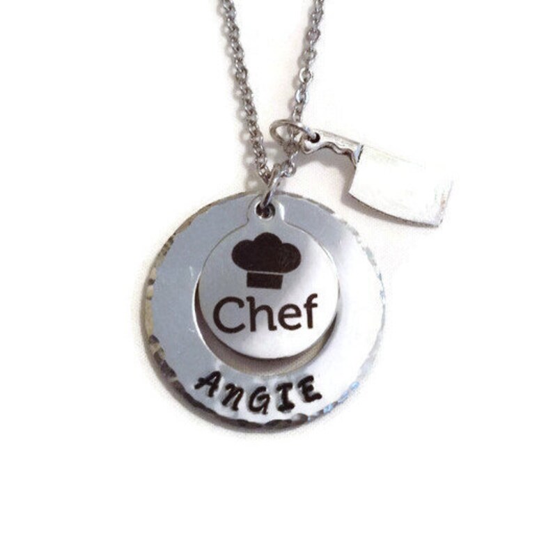 Chef Necklace Keyring Cooks Master Chefs Chef Gifts - Etsy