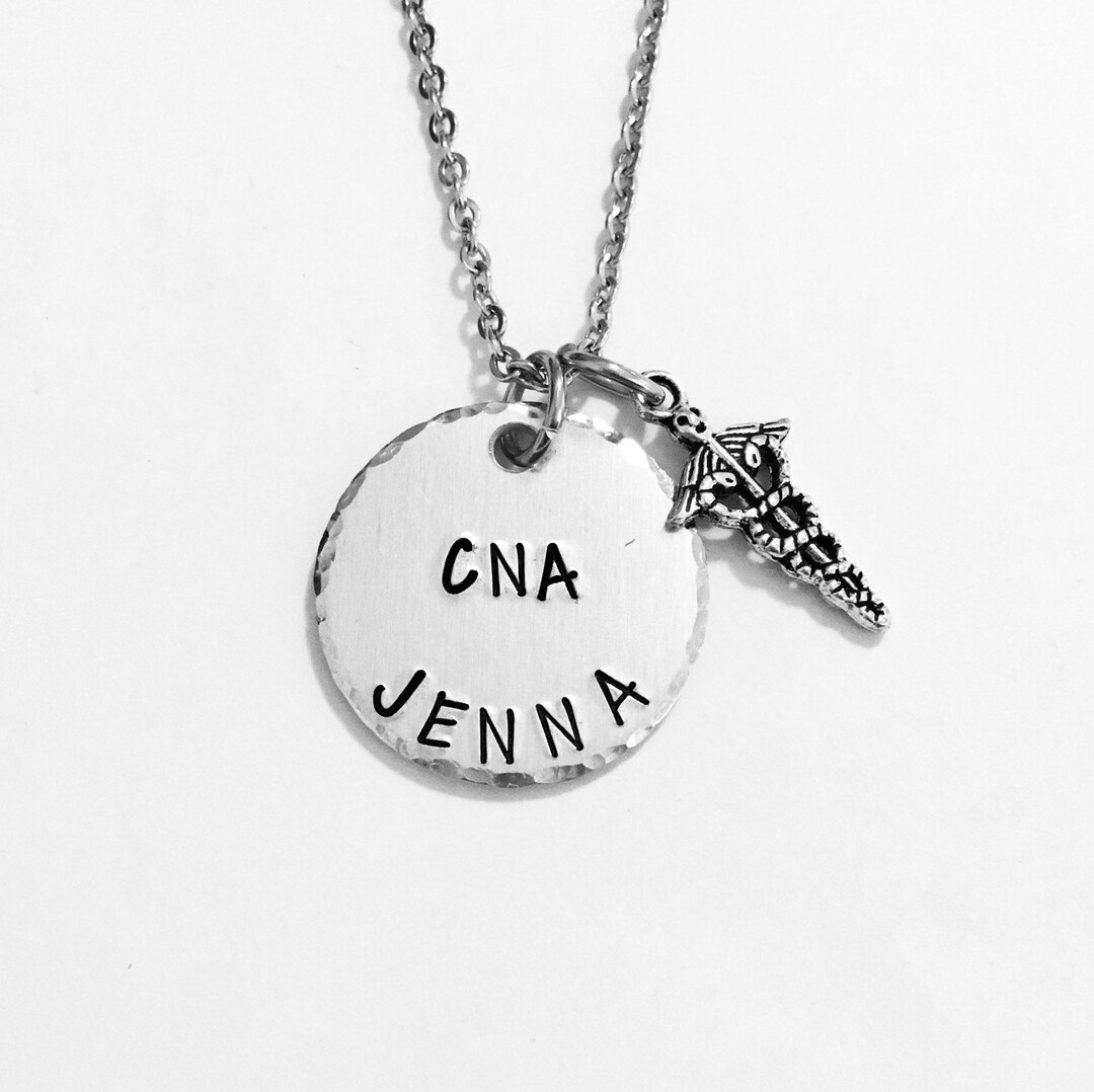 Certified Nursing Assistant, CNA Necklace, Keyring, Gifts for CNA ...