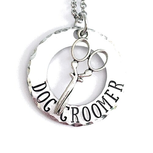 Dog Groomer Necklace Keyring Grooming Gifts for Groomers Etsy