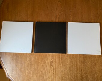Lot of 3 Heavy Chipboard Blank Mini Album