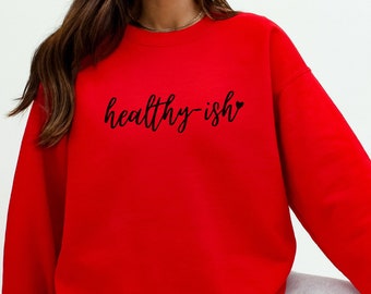 Healthy-ish Unisex Heavy Blend™ Crewneck Sweatshirt, Plexus, Gut Health, Pink Drink Tee, Plexus Swag, Plexus Gift