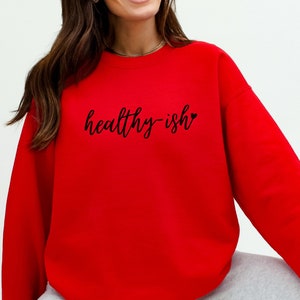 Healthy-ish Unisex Heavy Blend™ Crewneck Sweatshirt, Plexus, Gut Health, Pink Drink Tee, Plexus Swag, Plexus Gift