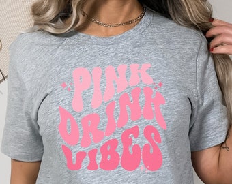 Pink Drink Vibes Unisex Jersey Kurzarm T-Shirt, Plexus Swag, Pink Drink, Plexus Geschenke, Darm Gesundheit, Plexus