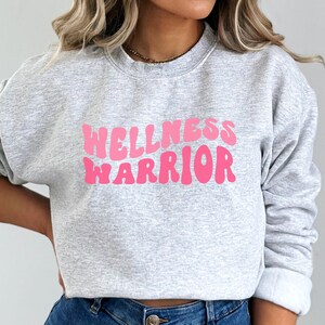 Wellness Warrior Unisex Heavy Blend™ Crewneck Sweatshirt, Plexus, Gut Health, Pink Drink Tee, Plexus Swag, Plexus Gift