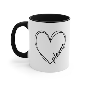 Plexus Heart Accent Coffee Mug, 11oz
