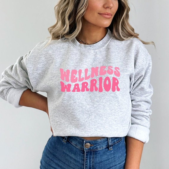 Wellness Warrior Unisex Heavy Blend™ Crewneck Sweatshirt, Plexus, Gut Health, Pink Drink Tee, Plexus Swag, Plexus Gift