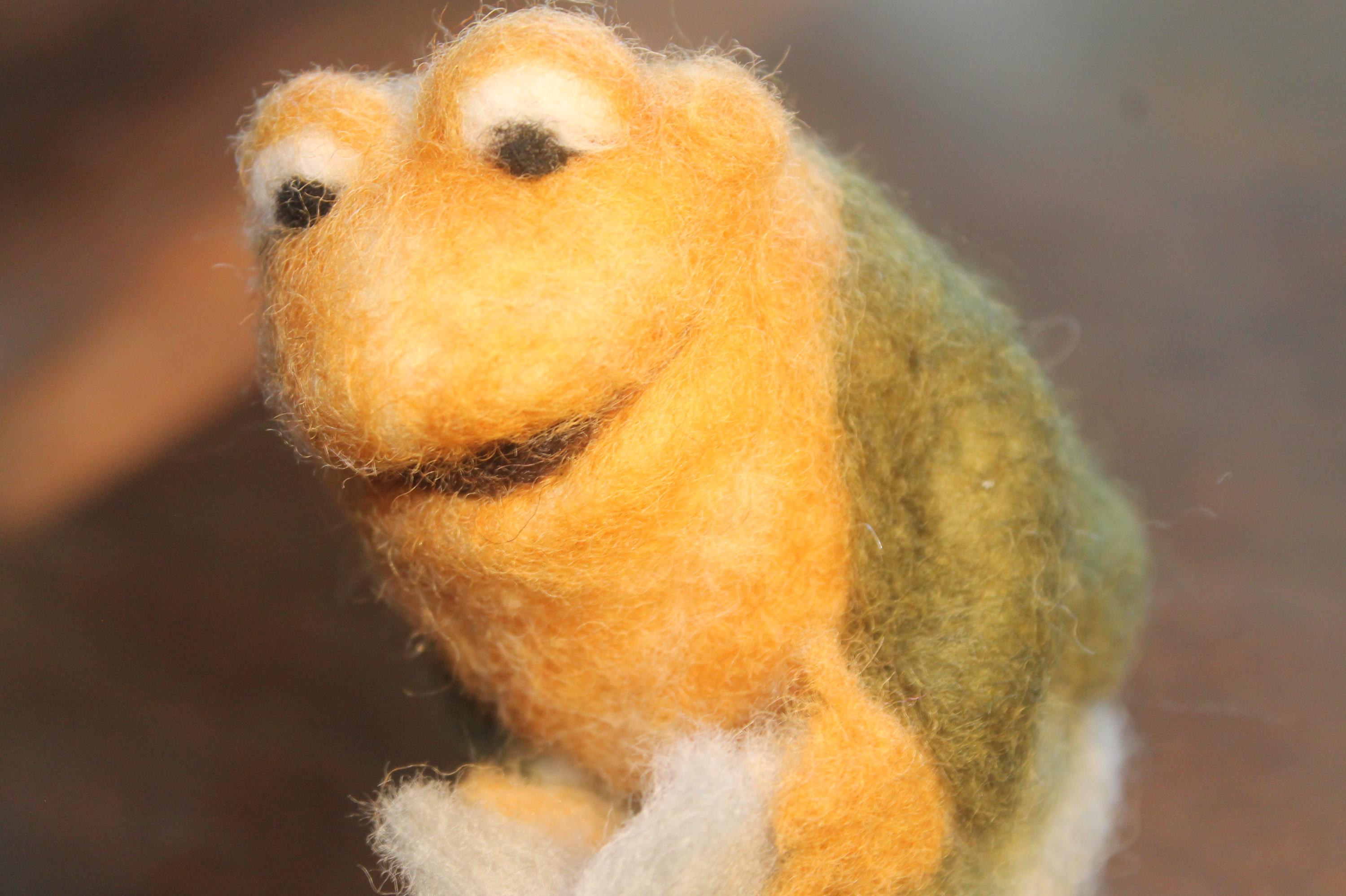 Needle Felted Frog & Toad, Children's Classics Figurines, Baby Shower ...