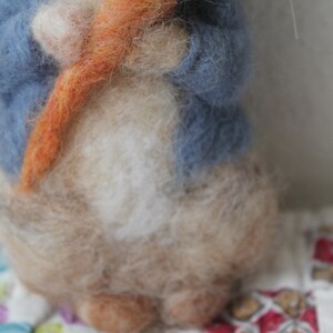 Needle Felted Peter Rabbit, Fiber Sculpted Peter Rabbit, Peter Rabbit ...