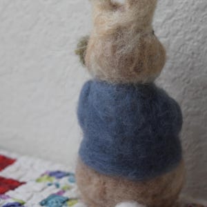 Needlefilter Peter Rabbit Needle Felted Peter Rabbit, Beatrix Potter Collectible, Baby Shower ...
