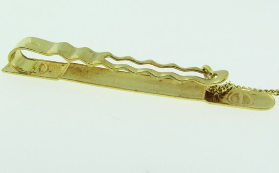 Vintage 18 K gold tie bar. - image 5
