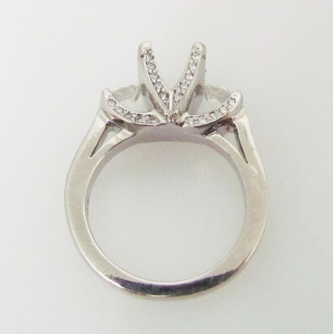 Platinum and Diamond Engagement Ring by Verragio Etsy