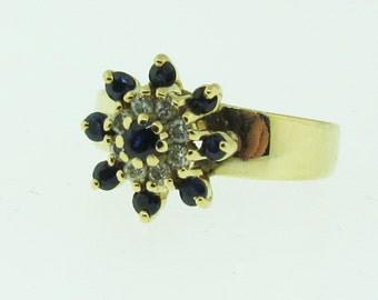 Vintage Sapphire diamond ladies' ring.