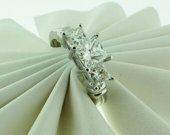 Vintage Platinum and diamond engagement ring.