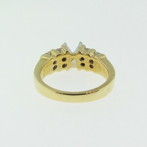 14 K Gold Diamond Engagement Ring Setting image 3