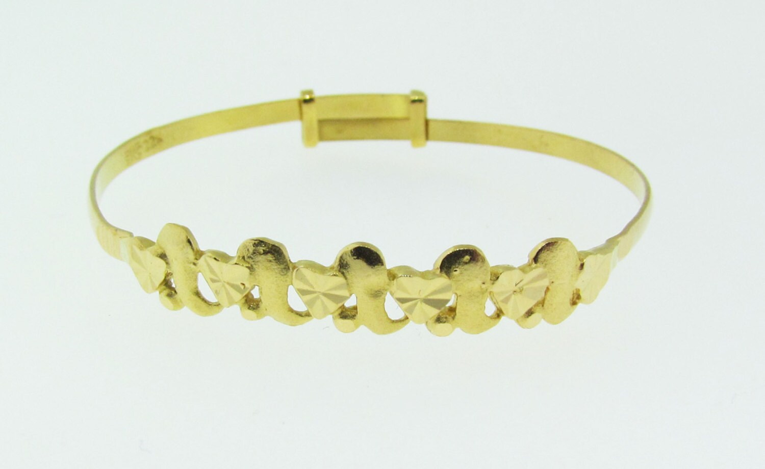 22 Karat Gold Baby Bangle Bracelet. Vintage. Etsy