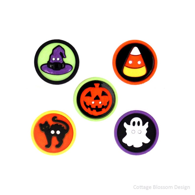 Jack o Lantern 2 Halloween Badge 25mm Button Pin