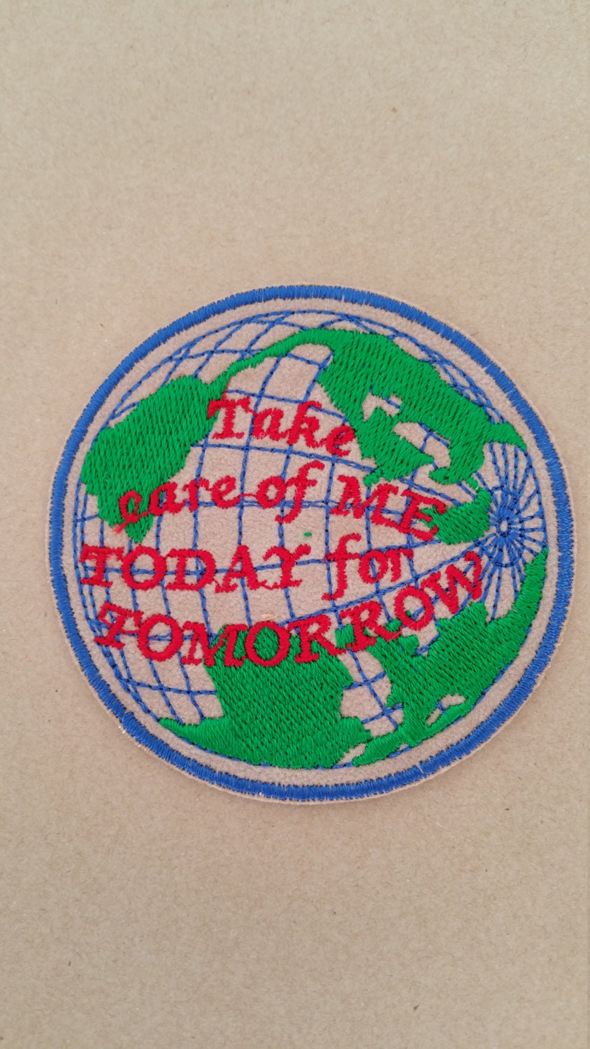 Protect the earth patch Save the earth applique Earth iron on Etsy