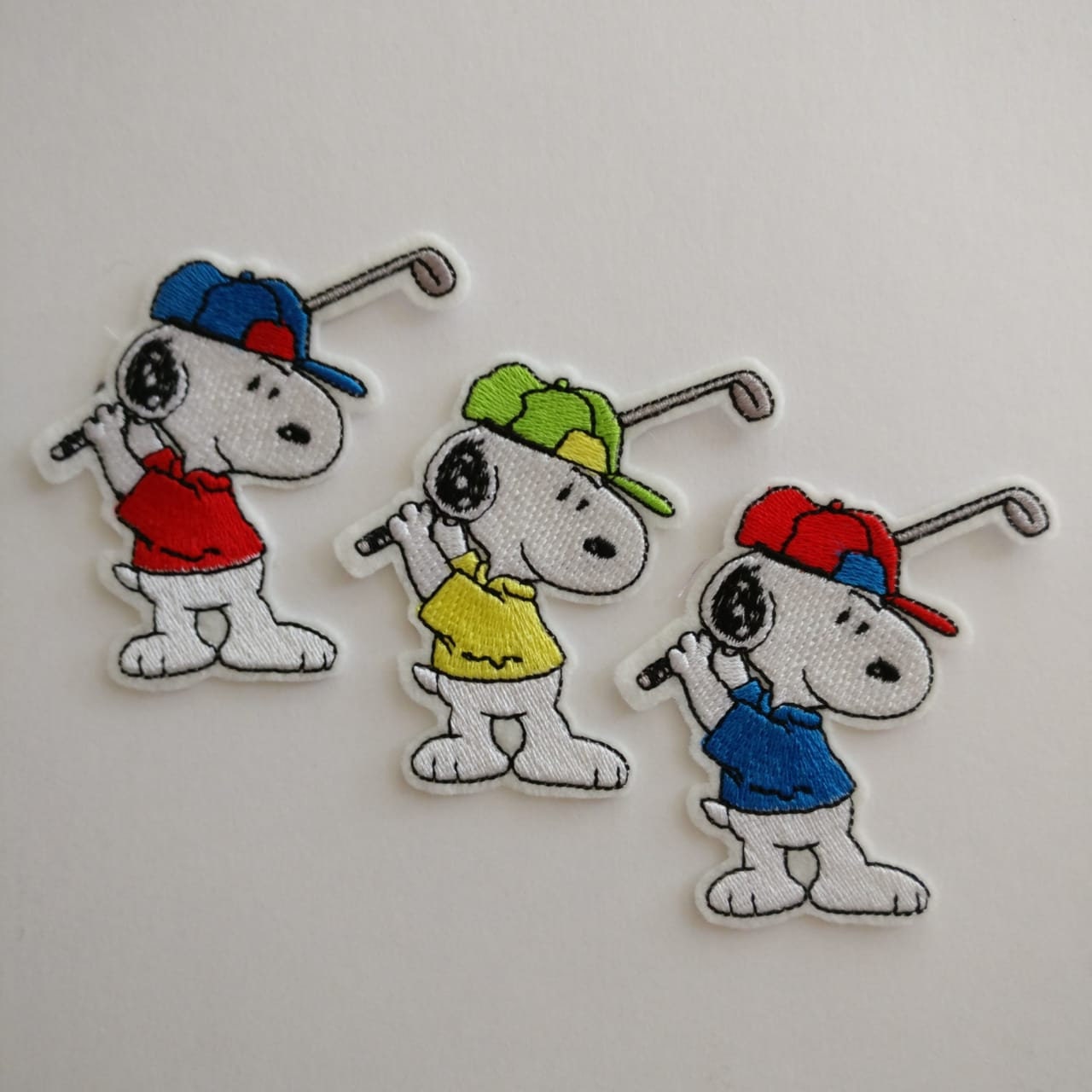 Snoopy playing golf iron on or sew on patch Snoopy patch Etsy