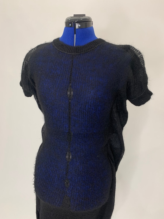 Commes des garçons junya watanabe cocoon knit shir