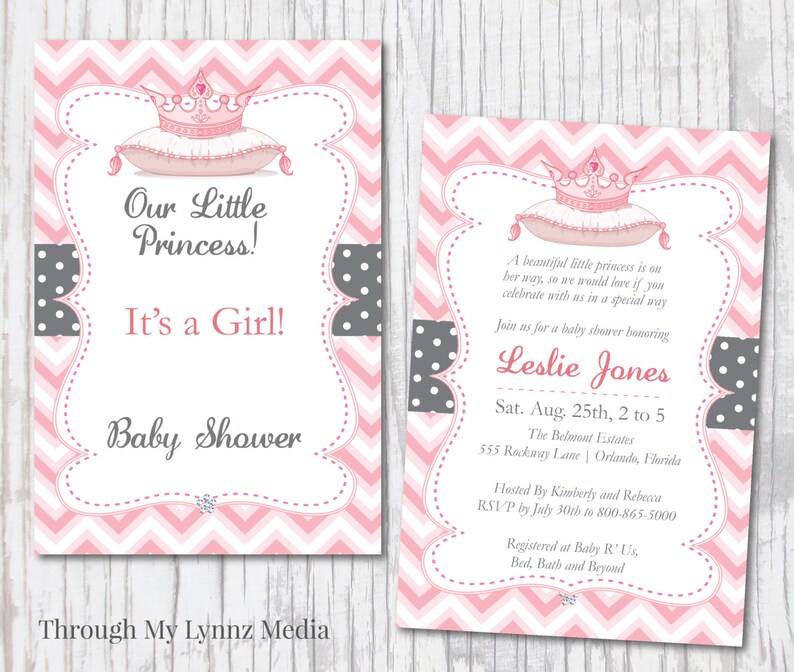 Pink Princess Baby Shower Invitation Princesses Baby Shower Etsy Pink Princess Baby Shower Invitation Princesses Baby Shower Etsy
