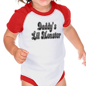 Daddy s Lil Monster Baby Bodysuit inspired by the Movie