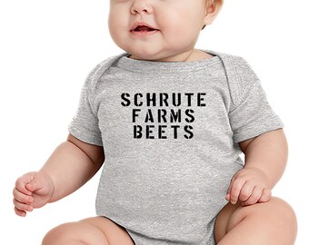 Schrute Farm Beets Baby Bodysuit Inspired by The Office