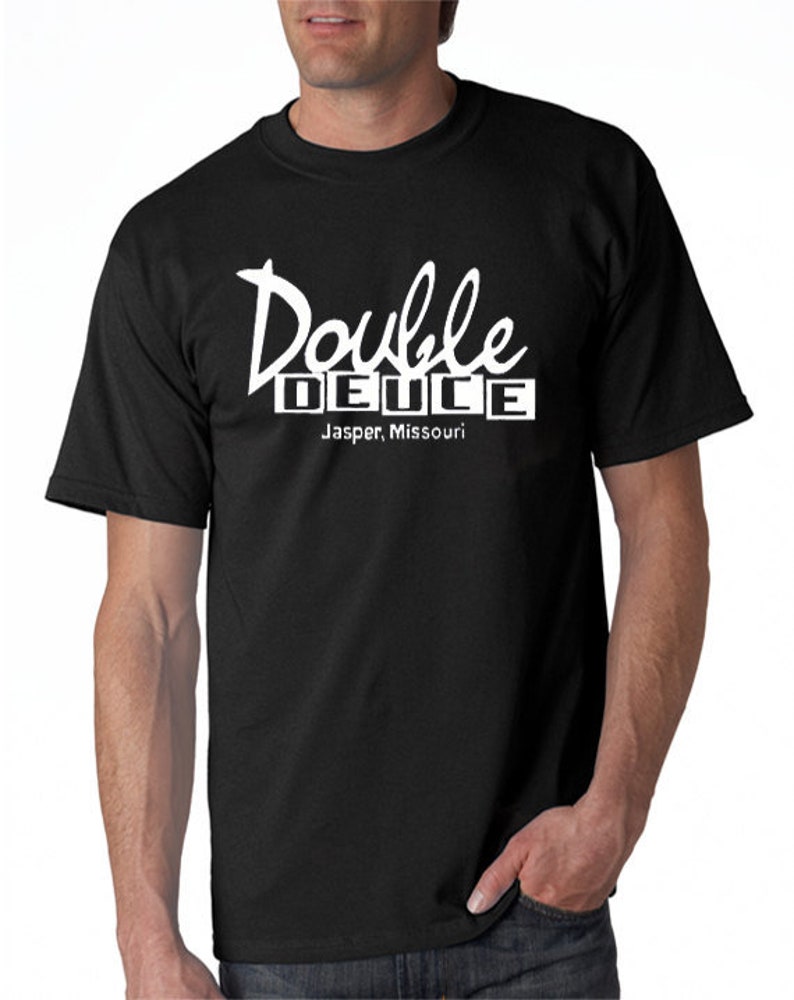 Double Deuce T-Shirt from the Movie Road House Black