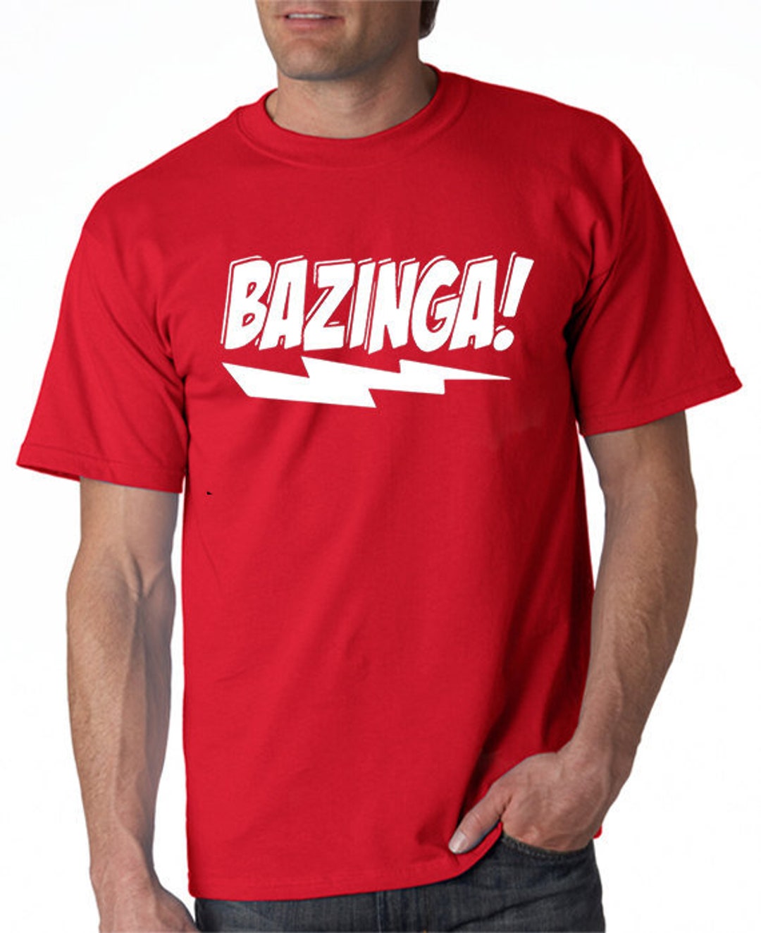 Bazinga T-shirt From the Most Popular TV Show Big Bang Theory - Etsy