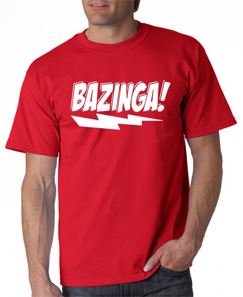 Bazinga T-Shirt From the Most Popular TV Show Big Bang Theory | Etsy