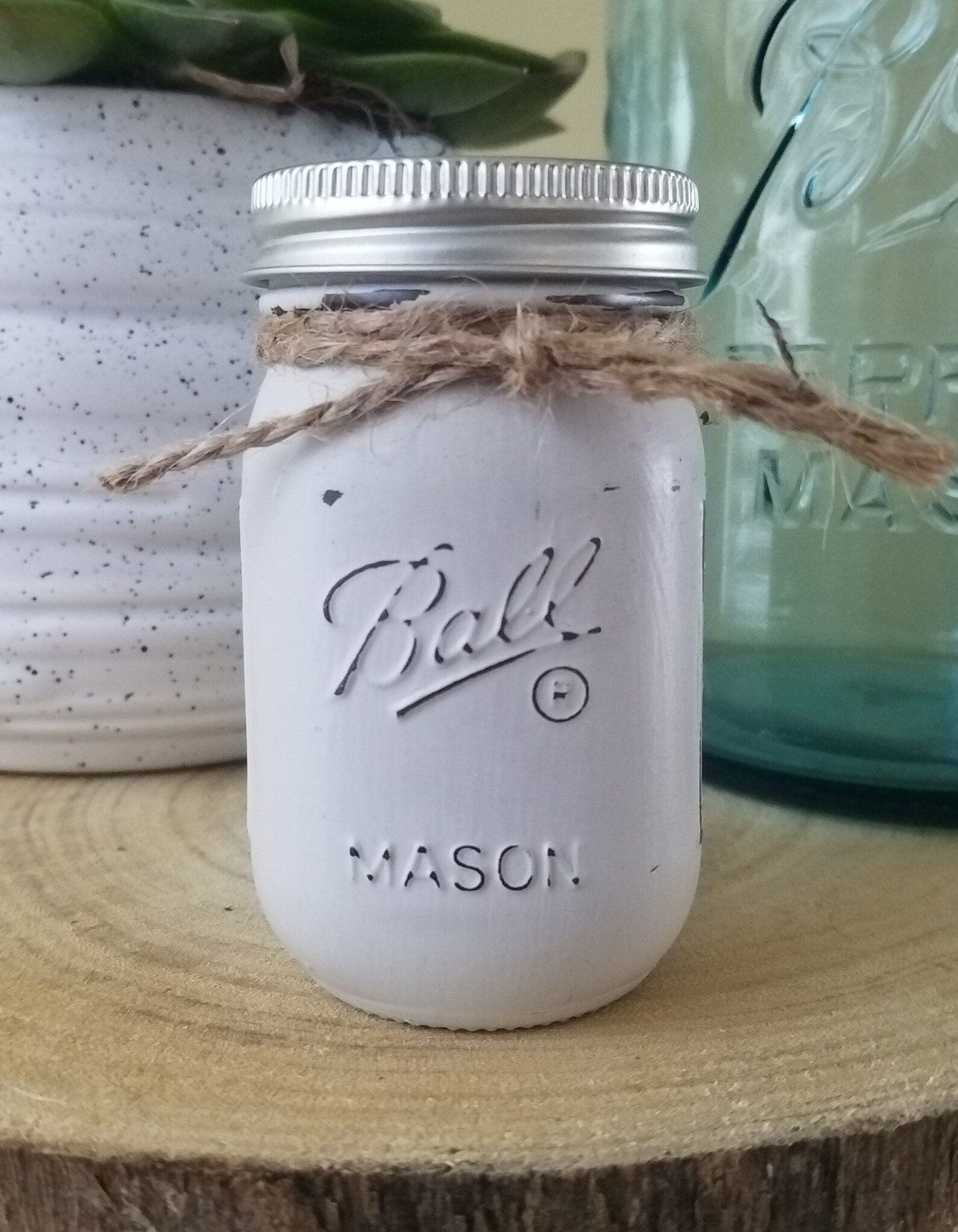 Mason Jar Toothpick Holder Dispenser Small Storage Jar Urban Etsy