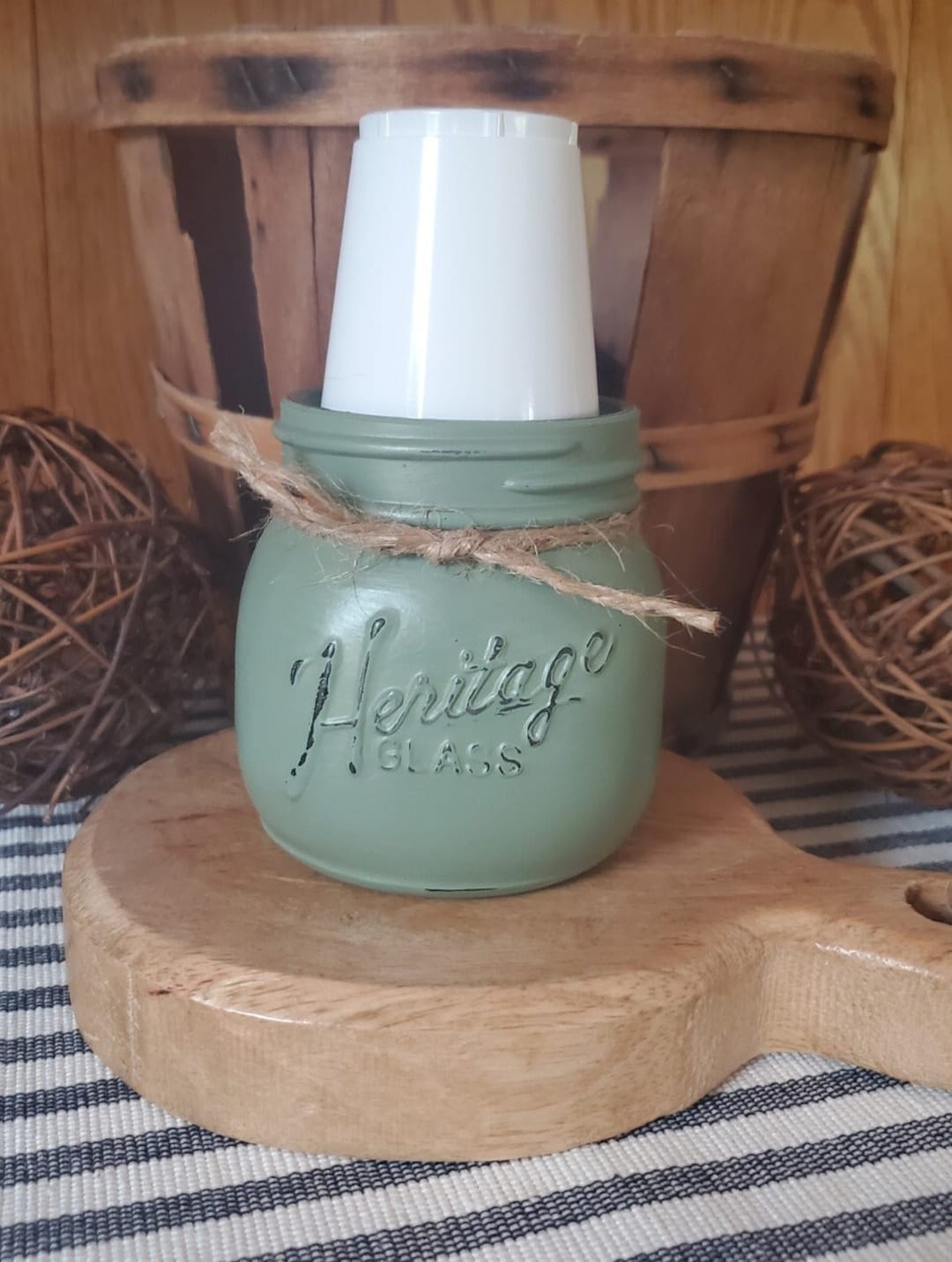 1/2 Pint Mason Jar Cup Dispenser Heritage Jar Cup Holder 3oz Cup Holder