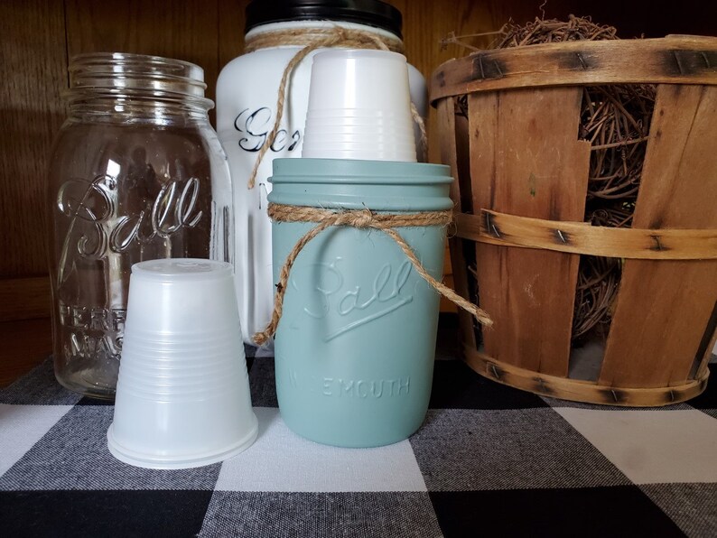 Mason Jar Dixie Cup Holder Pint Jar Cup Holder 5 Oz Etsy