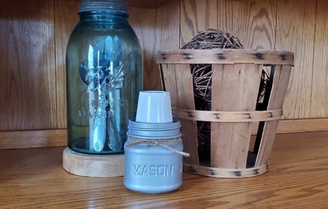 Mason Jar Dixie Cup Holder 1/2 Pint Cup Holder 3 Oz Cups Etsy