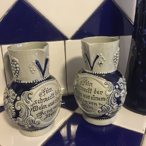 Set of Mini German Wine Carafs