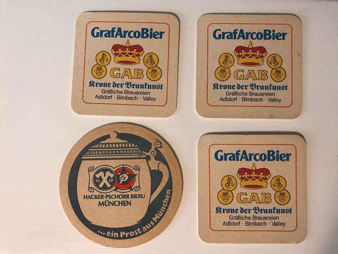 German Beer Coasters - Etsy