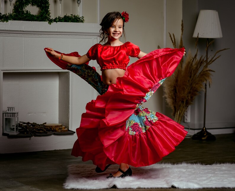 Gypsy dance skirt The holidays. Flamenco skirt. Etsy
