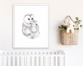Nursery Animal Art Prints By Nicky Par Studioqgallery Sur Etsy