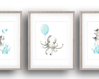 ocean nursery prints