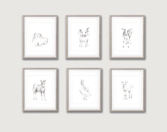 Baby Animal Sketch Etsy Baby Animal Sketch Etsy