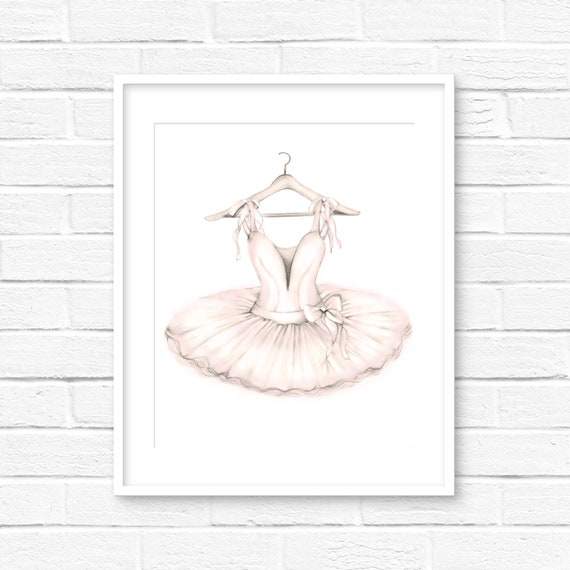 Ballet Art Print Personalized Gift For Girl Baby Girl Etsy