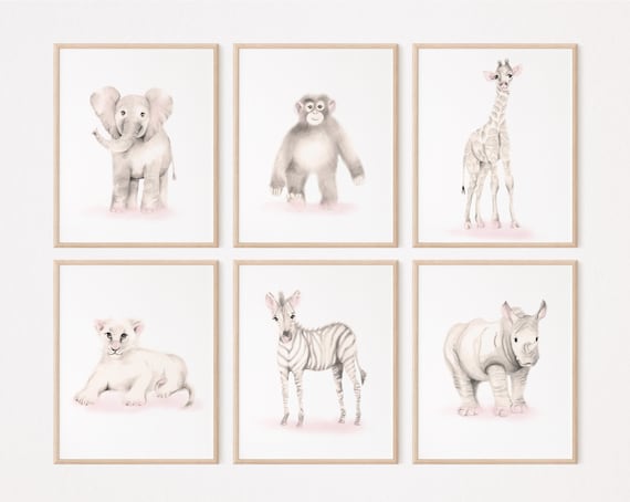 Teddy Bears Nursery Art Print in Sweet Blush - Set of 2 – Studio Q - Art by  Nicky Quartermaine Scott